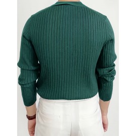 New Cross-Border Men's Pullover Knit Sweater