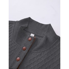 Spring and Autumn Oversized Men's Casual Sweatshirt Jacket, Fashionable Soft Comfortable Outerwear, PLUS SIZE