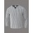 Men's Fashion Casual Long Sleeve Henley Shirt | Premium Houndstooth Jacquard Henley Collar T-Shirt | Notched V-Neck Design | Loose-Fit Comfortable Henley Tee | Essential Golf Wear | Breathable, Warm, and Skin-Friendly | for Indoor Gatherings and